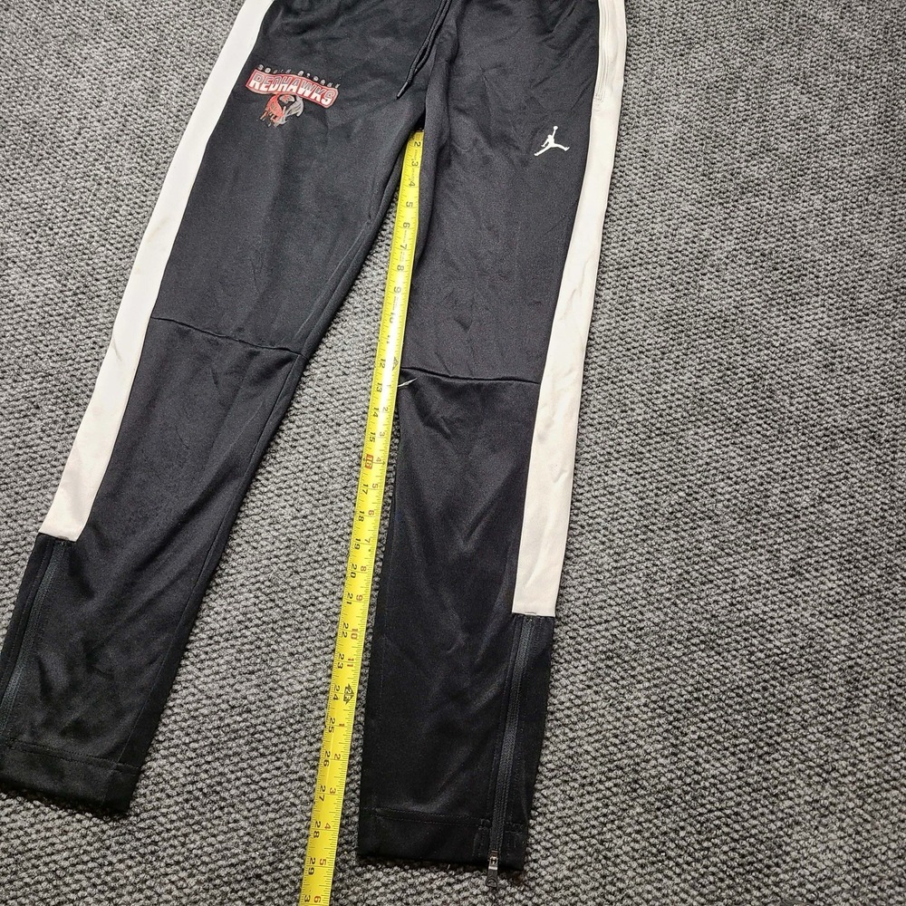 Jordan Pants Mens Small Black Dri-FIT Track Joggers Zip Ankle Jumpman Logo - Picture 14 of 15
